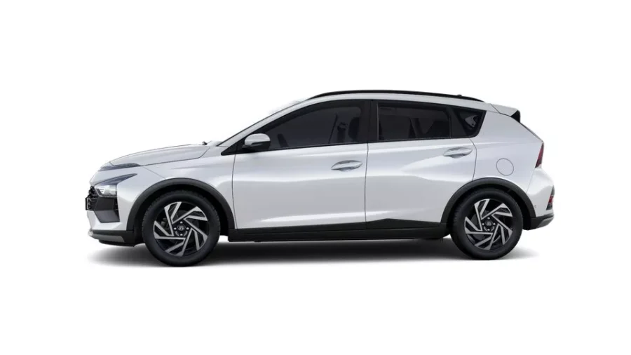 Renting Hyundai Bayon1.0 T-GDI 48V Maxx Atlas White Sin Entrada