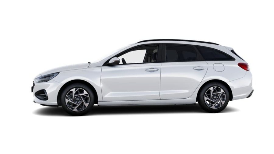 Renting Hyundai i30CW 1.0 TGDI 48 V Klass Atlas White Sin Entrada