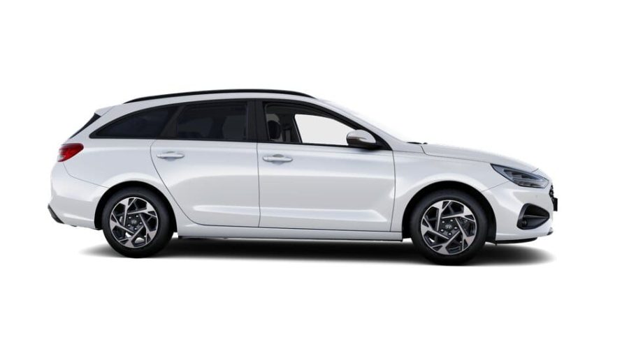 Renting Hyundai i30CW 1.0 TGDI 48 V Klass Atlas White Sin Entrada