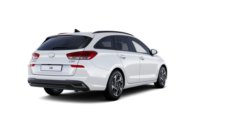 Renting Hyundai i30CW 1.0 TGDI 48 V Klass Atlas White Sin Entrada