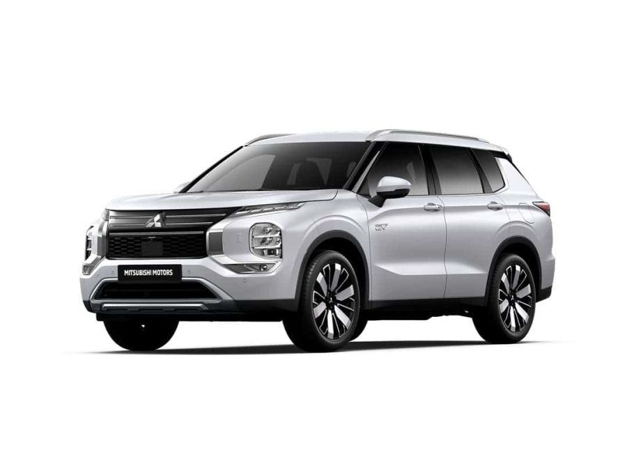 Renting Mitsubishi OUTLANDERPHEV Kaiteki 4WD Blanco Diamond Sin Entrada
