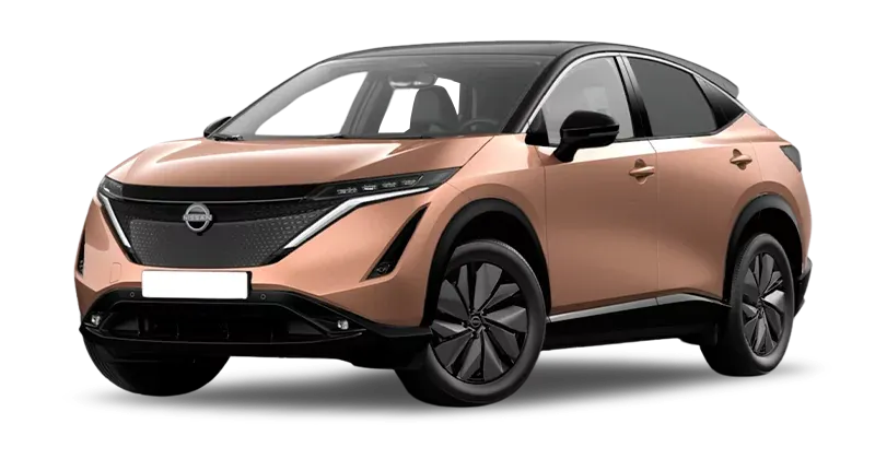 Renting Nissan Ariya Sin Entrada