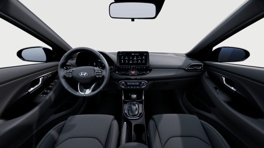 Renting Hyundai i301.0 TGDI 48v Klass DCT 5P Sailing Blue Sin Entrada
