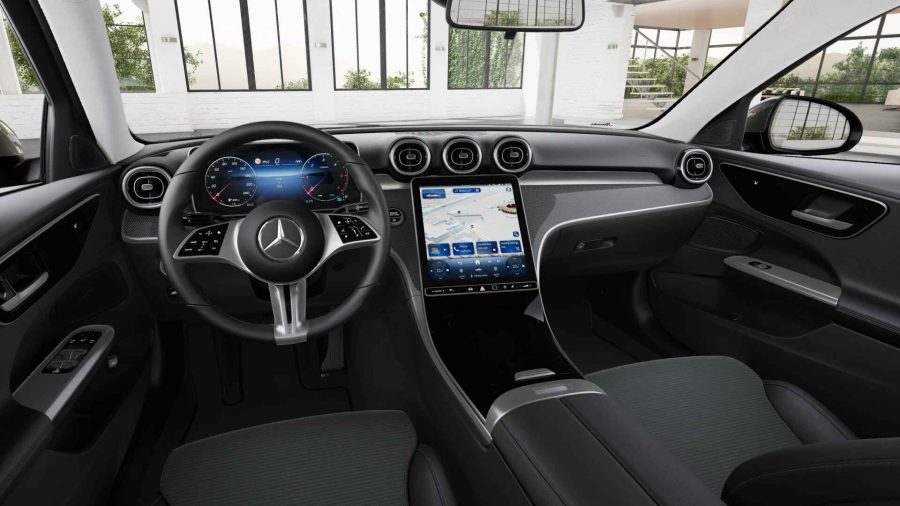 Renting Mercedes Benz Clase C220d Gris Grafito Sin Entrada