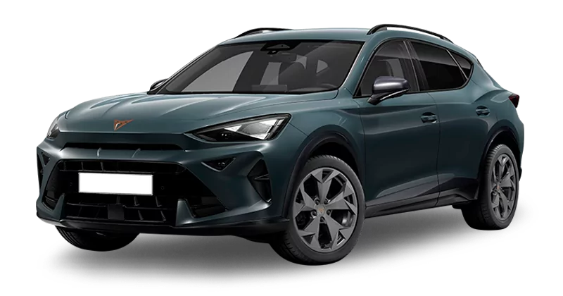 Renting Cupra Formentor1.5 e-TSI DSG Azul Fiord Sin Entrada