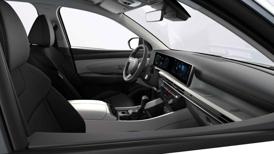 Renting Hyundai Tucson1.6 CRDi 48V DCT Maxx Atlas White Sin Entrada
