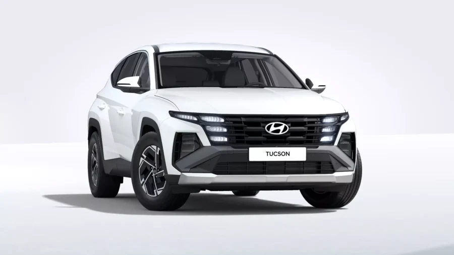 Renting Hyundai Tucson1.6D 85kW Klass Atlas White Sin Entrada