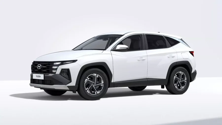 Renting Hyundai Tucson1.6D 85kW Klass Atlas White Sin Entrada