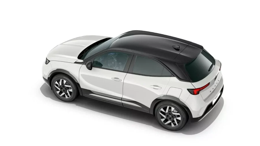 Renting Opel Mokka1.2T GS Arktis White / Techo Negro Sin Entrada