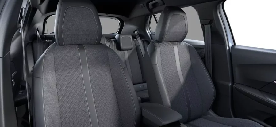 Renting Peugeot 20081.2 Hybrid Allure Blanco Okenite, Gris Selenium, Gris Artense Sin Entrada