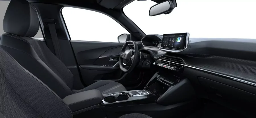 Renting Peugeot 20081.2 Hybrid Allure Blanco Okenite, Gris Selenium, Gris Artense Sin Entrada