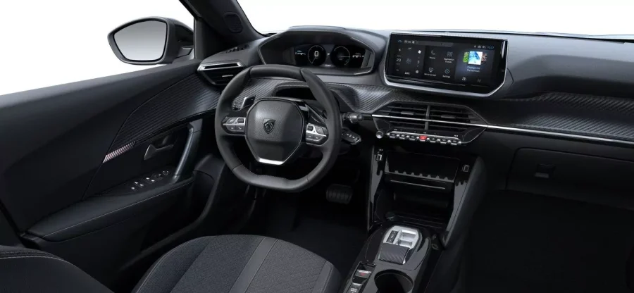 Renting Peugeot 20081.2 Hybrid Allure Blanco Okenite, Gris Selenium, Gris Artense Sin Entrada