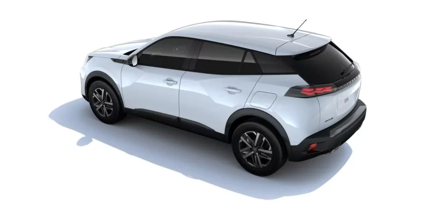 Renting Peugeot 2008Style Hybrid 145 eDCS6 Blanco Okenite Sin Entrada