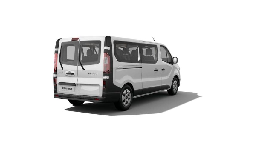 Renting Renault TraficCombi Authentic Largo Energy Blue Blanco Glaciar Sin Entrada