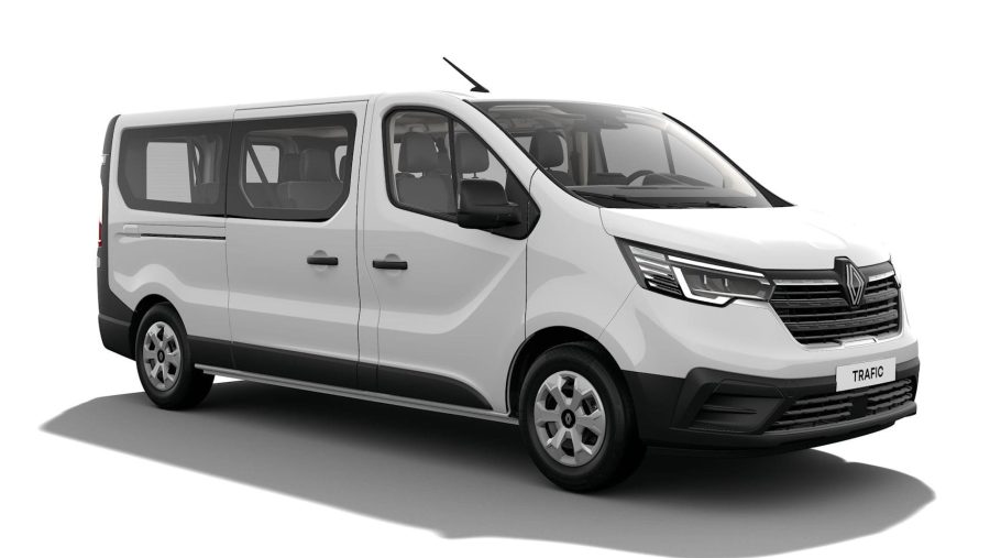 Renting Renault TraficCombi Authentic Largo Energy Blue Blanco Glaciar Sin Entrada