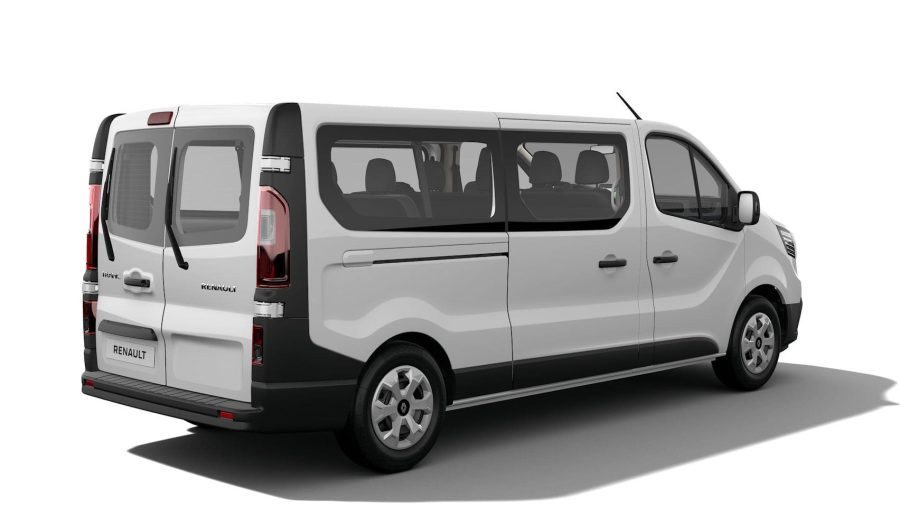 Renting Renault TraficCombi Authentic Largo Energy Blue Blanco Glaciar Sin Entrada