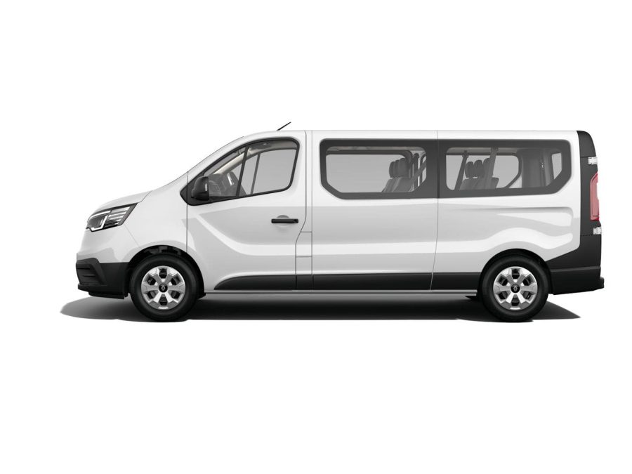Renting Renault TraficCombi Authentic Largo Energy Blue Blanco Glaciar Sin Entrada