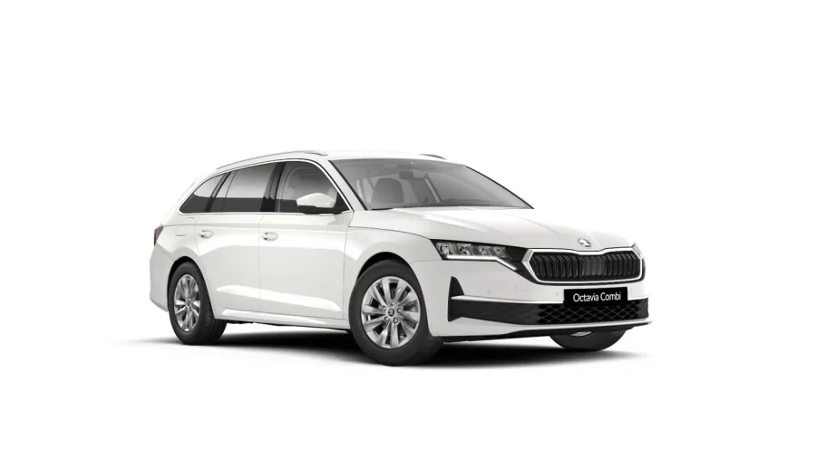 Renting Skoda OCTAVIA Combi2.0 TDi 110kW DSG 7vel Selection Blanco candy Sin Entrada