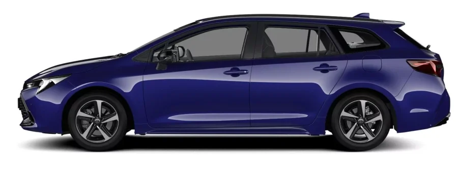 Renting Toyota Corolla Touring SportsHybrid 140 Active Plus Azul Florida Sin Entrada