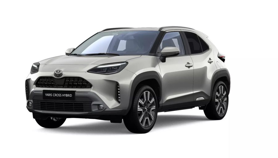 Renting Toyota Yaris Cross1.5 130H Style Gris Agata Sin Entrada