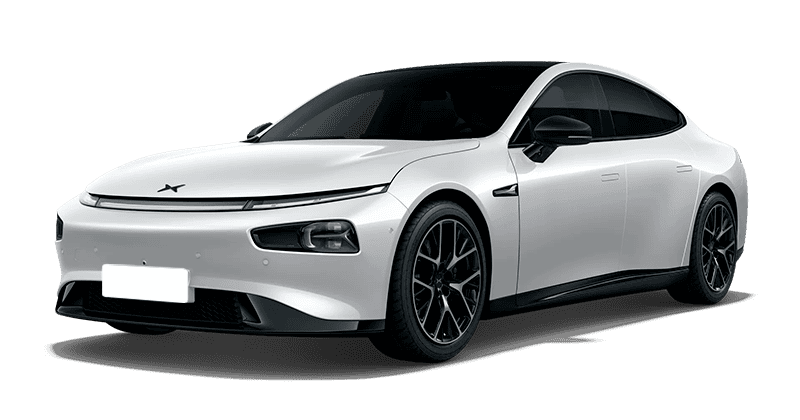 Renting Xpeng P7Performance AWD Arctic White Sin Entrada