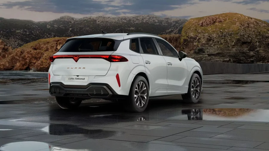 Renting Cupra Terramar1.5 eTSI 110kW DSG Blanco Glacial (Metalizado) Sin Entrada