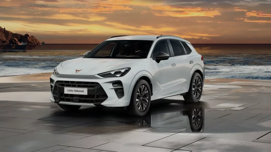 Renting Cupra Terramar1.5 eTSI 110kW DSG Blanco Glacial (Metalizado) Sin Entrada