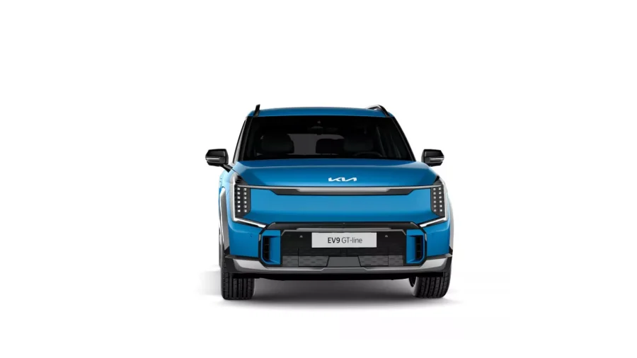 Renting Kia EV9GT-Line AWD Ocean Blue Glossy, Snow White Pearl Sin Entrada