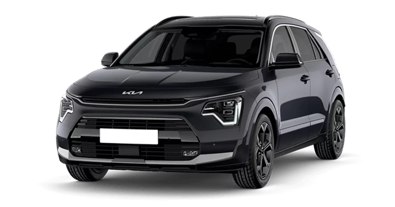 Renting Kia Niro1.6 HEV Drive Aurora Black, Intersetellar Grey, Steal Grey, Mineral Blue Sin Entrada