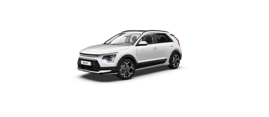 Renting Kia Niro1.6 HEV Concept Clear White, Runway Red, Steal Grey, Interstellar Grey, Aurora Black, Snow White Pearl Sin Entrada