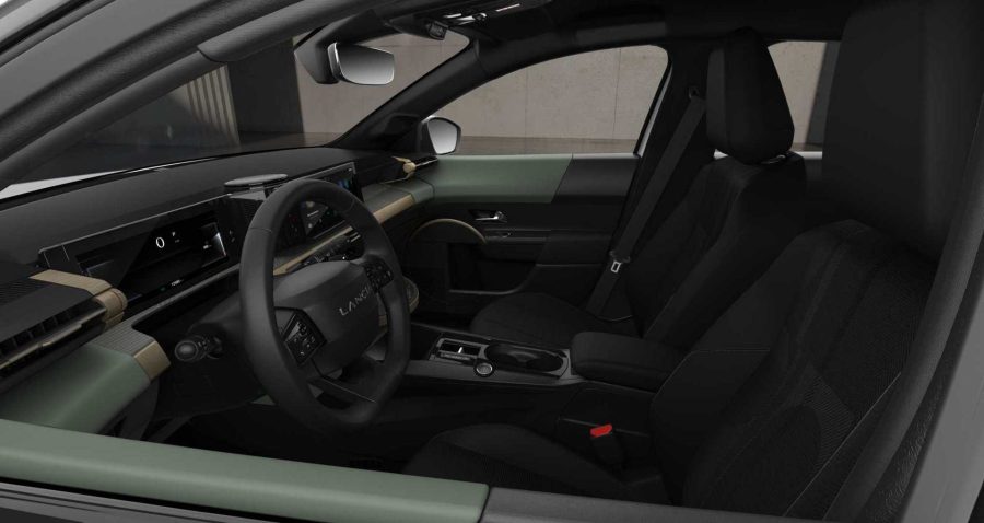 Renting Lancia YpsilonHybrid Gris Granito / Techo Negro Sin Entrada