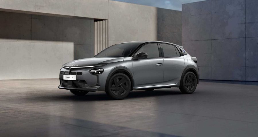 Renting Lancia YpsilonHybrid Gris Granito / Techo Negro Sin Entrada