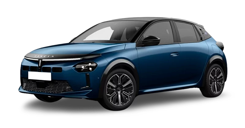 Renting Lancia YpsilonLX Hybrid (Automático) Azul / Techo Negro Sin Entrada