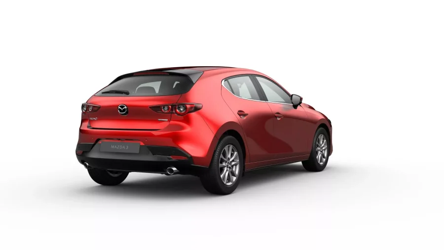 Renting Mazda 32.5L E-SKY G MHEV Prime-Line Rojo Sin Entrada