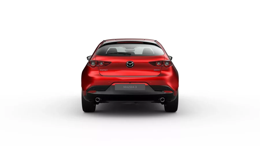 Renting Mazda 32.5L E-SKY G MHEV Prime-Line Rojo Sin Entrada