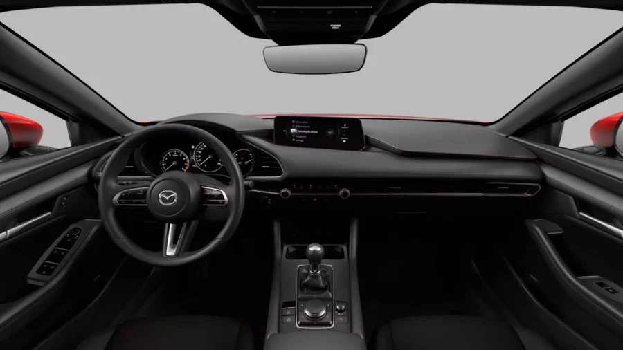 Renting Mazda 32.5L E-SKY G MHEV Prime-Line Rojo Sin Entrada