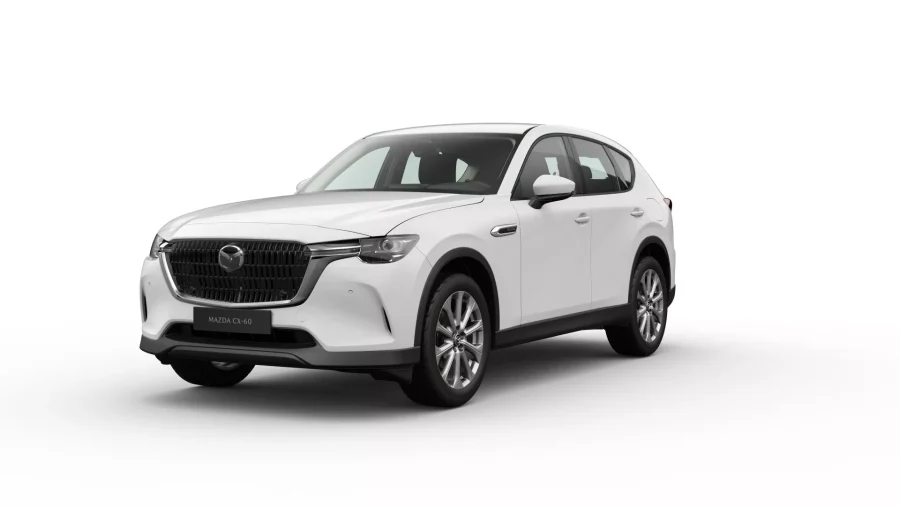 Renting Mazda CX-602.5 e-SKYACTIV PHEV 8AT AWD Exclusive-line Artic White Sin Entrada