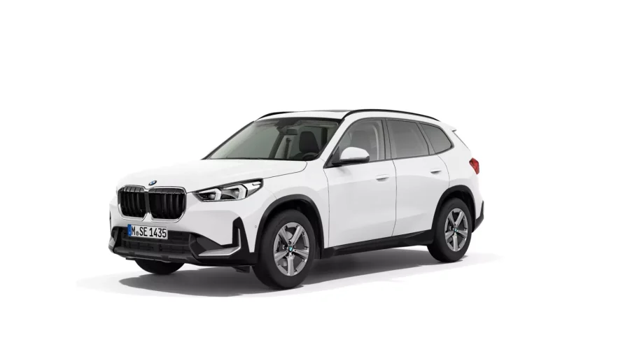 Renting BMW X1sDrive20i Alpinweis, Spacesilber Sin Entrada