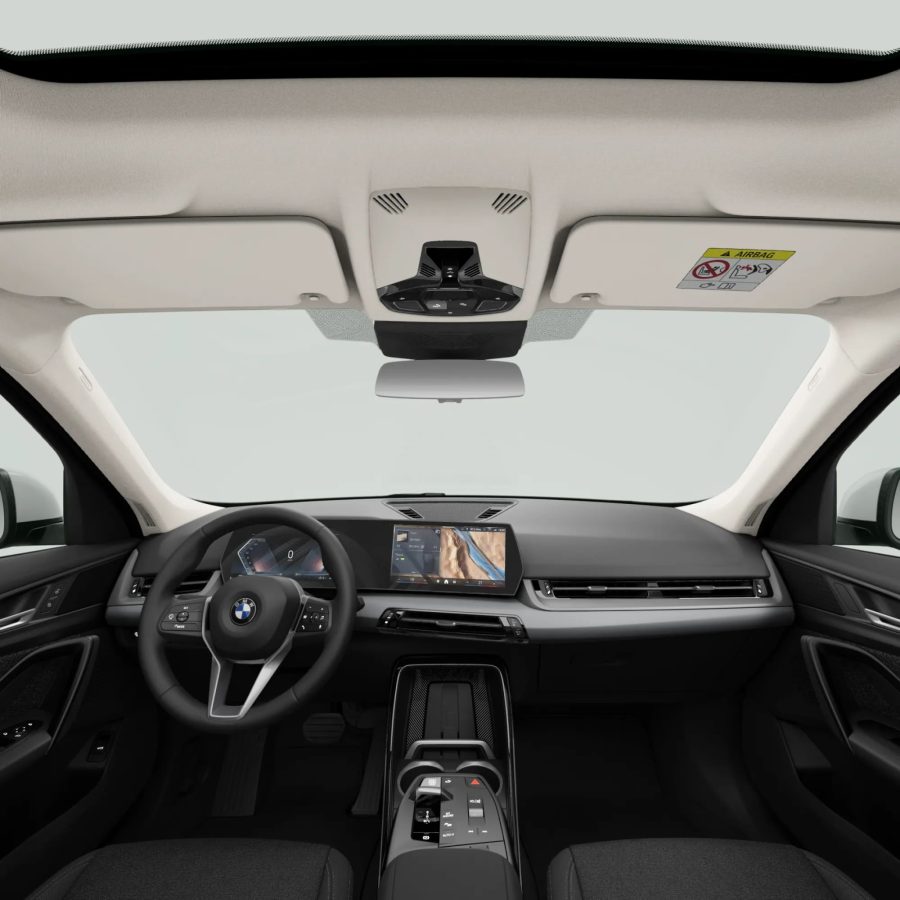 Renting BMW X1sDrive20i Alpinweis, Spacesilber Sin Entrada