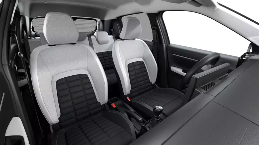 Renting Citroën C3Turbo Max Blanco Polar, Mercury Grey Sin Entrada