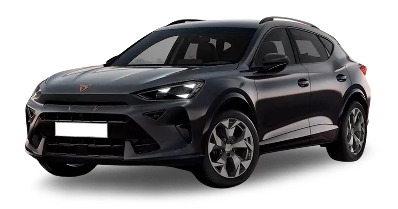 Renting Cupra Formentor1.5 eTSI 110kW DSG Gris Magnetic (Metalizado), Blanco Nevada (Metalizado)  Sin Entrada