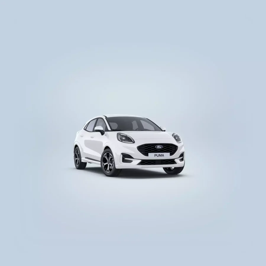 Renting Ford Puma1.0 EcoBoost MHEV ST-Line Blanco Frozen Sin Entrada