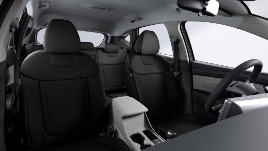 Renting Hyundai Tucson1.6T Klass Rojo, Blanco Sin Entrada