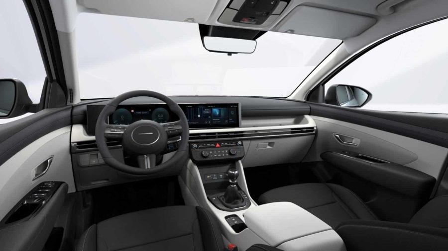 Renting Hyundai Tucson1.6T Klass Rojo, Blanco Sin Entrada