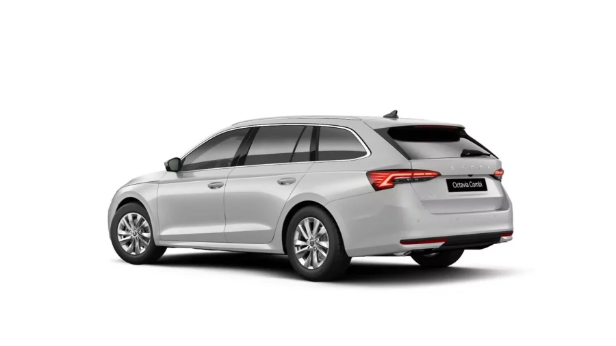 Renting Skoda OCTAVIA Combi1.5 TSI DSG MHEV Selection Blanco luna Sin Entrada
