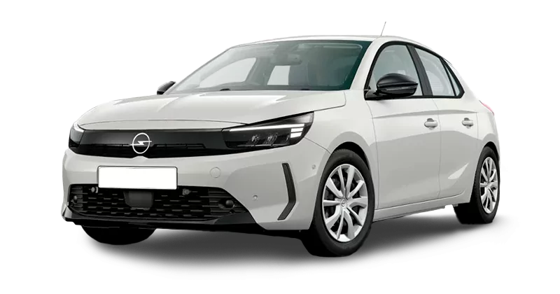 Renting Opel CorsaBEV Edition Blanco Sin Entrada