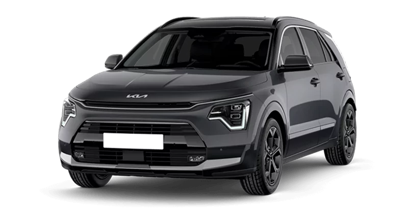 Renting Kia Niro Gris, Blanco Sin Entrada
