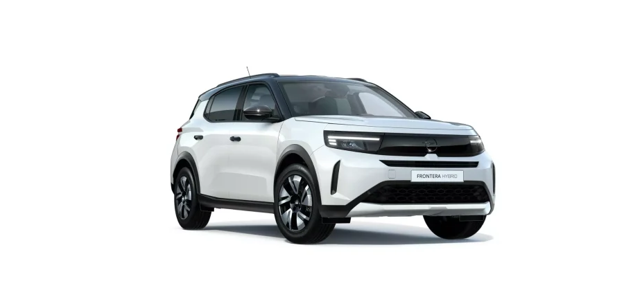 Renting Opel Frontera1.2T XHT Hybrid eDCT 81kW GS Arktis White Sin Entrada