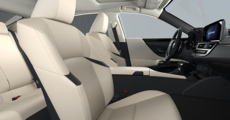 Renting Lexus ES300h Premium Titanium, Gris Berlín, Azul Océano Sin Entrada