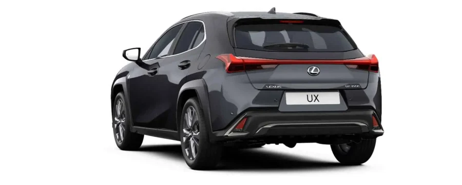 Renting Lexus UX300h F Sport Legend Gris Berlín, Titanium, Verde Oliva, Negro Graphite, Blanco Nova, Azul Eléctrico, Copper Petra Sin Entrada